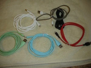 iPhone Charging cords - Lightening to USB Charging Cable Cords; various lengths - Photo 1 sur 8