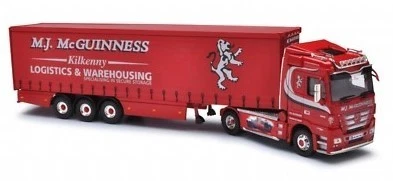 Corgi CC13824 1:50 Mercedes Actros Facelift Vinyl Curtainside M.J. McGuinness - Image 1 of 1