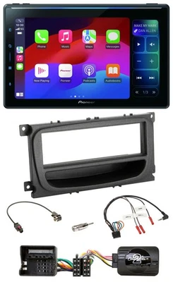 Pioneer Bluetooth DAB Lenkrad USB Autoradio für Ford C-Max Galaxy Focus ab 07 sc - Bild 1 von 4
