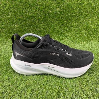 Tenis deportivos Brooks Glycerin 22 para mujer talla 8,5 negros orquídea blanco hielo para correr Foto 1 de 4