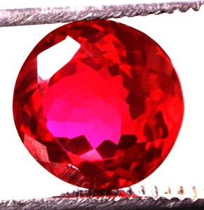 13.3 Cts. Natural Mozambique Red Ruby Round Shape Certified Gemstone - Picture 1 of 4