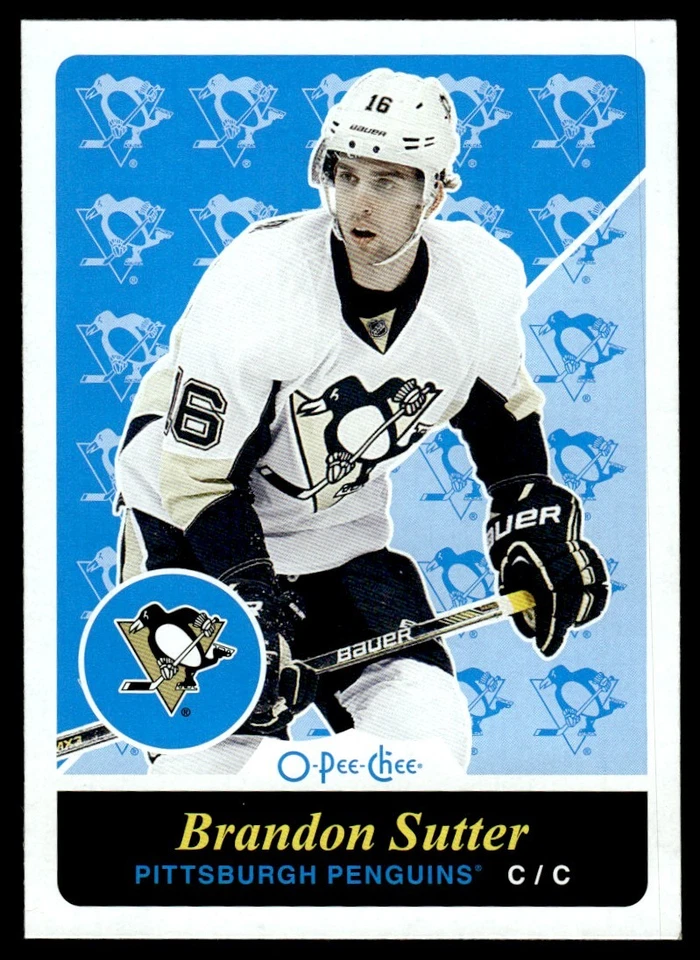 2015-16 O-Pee-Chee Retro Brandon Sutter Pittsburgh Penguins #426 - Image 1 of 2