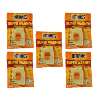 Pack de 5 HotHands Super calentador de cuerpo y manos paquete de 5 Foto 1 de 2