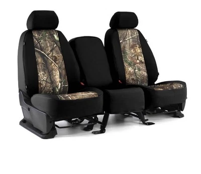 Capas de assento camufladas impermeáveis Realtree para Chevrolet Silverado 2015 - Imagem 1 de 4