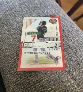 2024 Prospect Edition Baseball Jacob Gonzalez #136 Red 81/199 Chicago White Sox - Picture 1 of 2