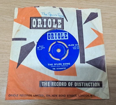 ⚽️ ‘THE SPURS SONG’ RECORD: THE TOTNAMITES 45 RPM SINGLE ⚽️1961 DOUBLE WINNERS!! Foto 1 de 4