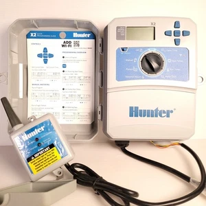 Hunter X2-800 8 Zonen WLAN Controller + WRCLIK-R Regenempfänger Sprinkleranlage  - Bild 1 von 10