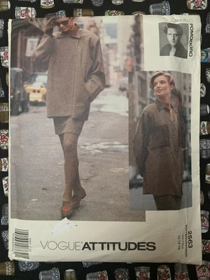 Vogue 2563 Carmelo Pomodoro 90s pattern - jacket skirt & shirt size 12-14-16 FF - Image 1 of 4
