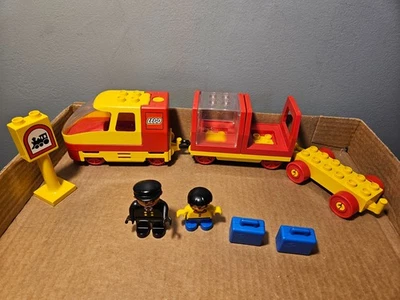 Lego Duplo 2932 trilho de trem de passageiros - Imagem 1 de 4