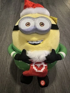 Minion Otto Christmas Plush Despicable Me Deck The Halls Animated Plush - Picture 1 of 6