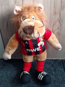 Vintage Bayer Leverkusen Brian The Lion Mascot Doll Germany 20'' - Picture 1 of 3