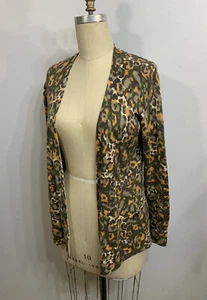 Lucky Brand Cardigan Sweater Vintage Y2K Wool Cashmere Small - Picture 1 of 8