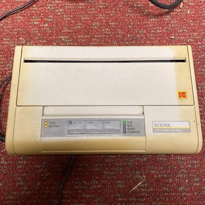 Vintage Kodak Diconix 150 Plus Portable Printer With Adapter And Cable - Image 1 of 4