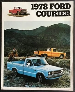 FORD COURIER PICKUP Canadian Sales Brochure 1978 #9/77 XLT Luxury XLT Standard - Picture 1 of 3
