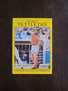1991 Fleer Update Mickey Tettleton #U-24 Detroit Tigers - Picture 1 of 1