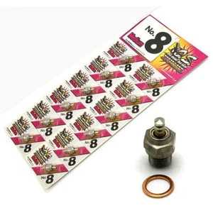 OS Glow Plug No.8 Standard Glow Plug Spark Medium For RC Car Nitro Engine Part - Picture 1 of 9