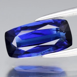 AIGS CERTIFICATE Incl.* 1.44ct VS Rectangular Natural Blue Sapphire, Heated - Picture 1 of 5