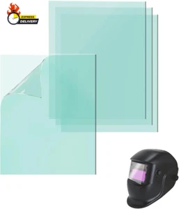 4.5" X 5.25" Welding Helmet Cover Lens,10 Pcs outside Replacement Clear Lens Cov - Picture 1 of 12