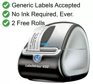DYMO LabelWriter 450 Thermal Shipping Address Barcode Label Printer (SD0840360) - Picture 1 of 5