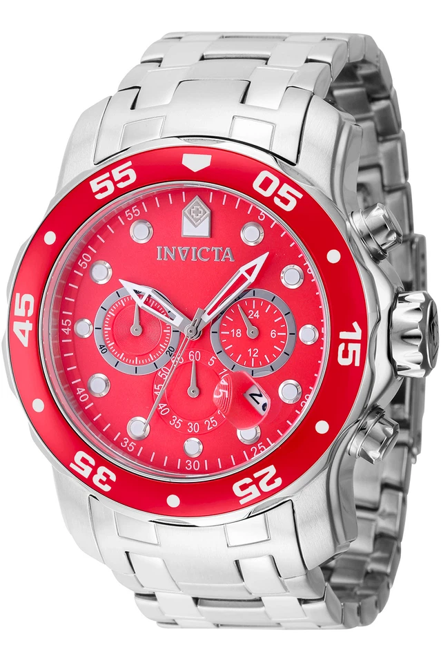 Invicta - Uhr 40192 für Mann Rot aus Edelstahl