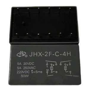 2Pcs JHX-2F-C-4H 220VDC Electromagnetic Relay 5A 250VAC 12Pins - Picture 1 of 1
