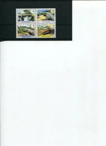 1997 WWF PANAMA American Crocodile 4V set in Block  MNH. - Picture 1 of 1
