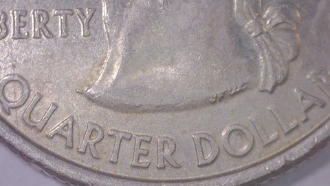 2008 P AZ Error Coin Die Crack Obverse at edge of Washington Bust Cover