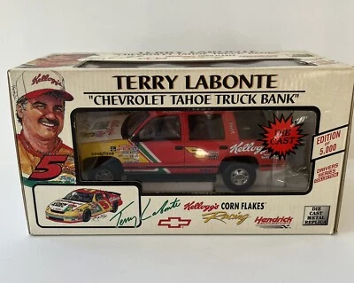 1996 Terry Labonte Chevrolet Tahoe Truck Bank Limited Edition Die Cast Kellogs - Image 1 of 4