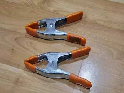 Pony 3202-HT 2"Jaw Spring Clamp with Orange Protective Rubber Handle & Tip - Image 1 of 4