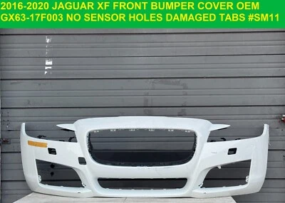 ✅ 2016-2020 JAGUAR XF ПЕРЕДНИЙ БАМПЕР OEM БЕЗ ОТВЕРСТИЙ ДАТЧИКА ПОВРЕЖДЕННЫЕ ВКЛАДКИ 2017 - Изображение 1 из 4