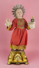 Bambino Di Praga Bambinello Gesù Cristo 70 Cm Ihs Bambinello Arte Sacra
