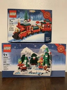 Lego 40138 Train & 40564 Winter Elves NIB 2015 Ltd Ed Holiday Themed Sets SEALED - Picture 1 of 7