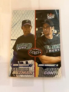 2001 Fleer Ultra Geraldo Guzman Jason Conti Diamond Backs #235 - Picture 1 of 6