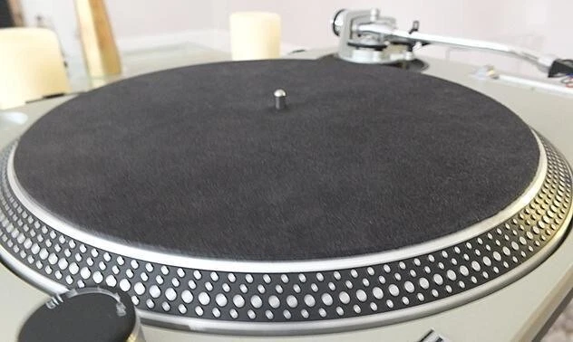 Analogue Studio Leather Turntable Platter Mat (Black) - Image 1 of 1