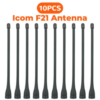 10X UHF 400-470MHz Antenna For Icom Radio IC-F43 F44 F80 IC-F21 IC-F24 IC-F4101 - Image 1 of 4