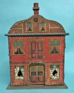 Jean Nordquist's NEW BlissKit 13"H DOLLHOUSE #8,wallpaper,furniture,open windows - Picture 1 of 12