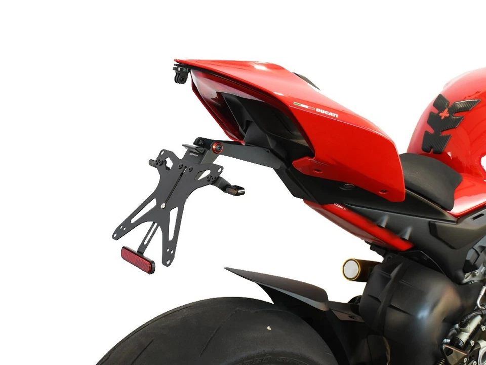 Support De Plaque Court Réglable Pour DUCATI PANIGALE V2/V4 2018-2024 | SEPTAR - Photo 1/4