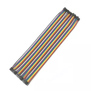 20pcs in Row 40P Dupont Cable 20cm 2.54mm pitch 2P to 2P female wire for Arduino - Picture 1 of 5