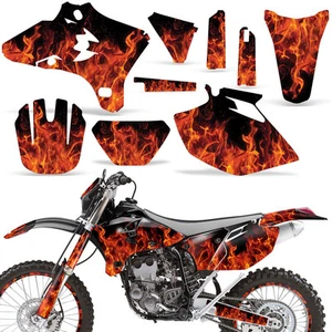 Graphic Kit Yamaha WR250F WR250F WR 250F 450F MX Dirt Bike Deco 05-06 ICE O - Picture 1 of 3