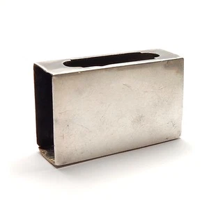 Antico manicotto fiammifero Stokes & Ireland Ltd argento sterling 925 1910 HM 30,3 g - Foto 1 di 10