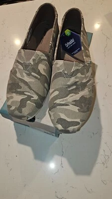 TOMS Alpargata 灰色灰褐色懒人鞋女式绿色运动鞋休闲鞋 10017966T — 第 1/4 张图片