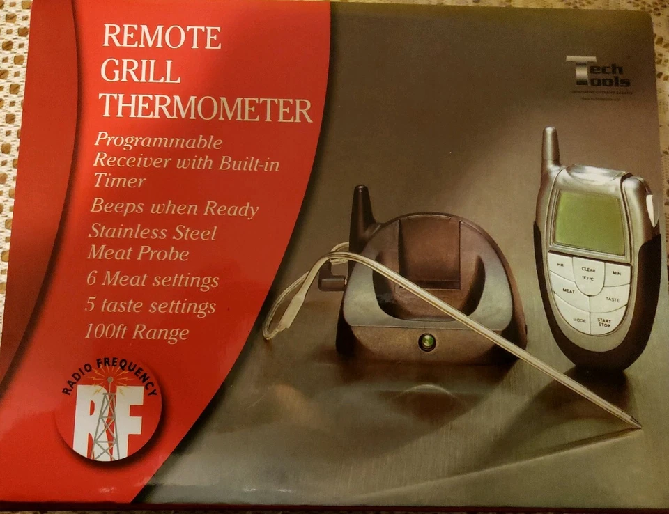 Remote Grill Thermometer with Built-in Timer Foto 1 de 4