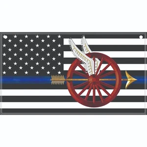 Thin Blue Line Police Motor Officer 3 x 5 Flag - Picture 1 of 3