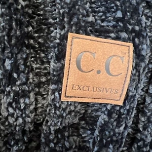 Neu! C.C Damen Ultra Weich Chenille Gerippt Dick Warm Strick Schal Halstuch CC Schal - Bild 1 von 4