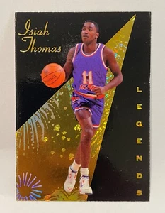 1994 Signature Rookies Legends Gold Isaiah Thomas Pistons Basketball Card #L1 - Picture 1 of 12
