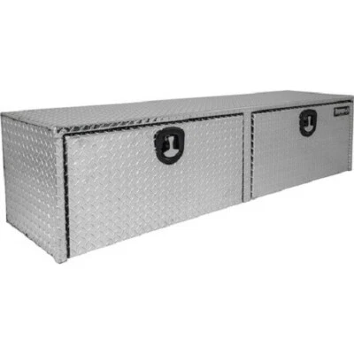 Buyers Diamond Tread Aluminum 18" X 18" X 72" Underbody ToolBox - 1705113 - Image 1 of 4