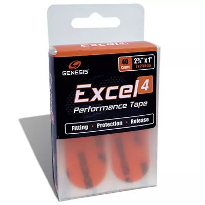 Genesis Bowling Excel #4 Orange Skin Protection Tape Pkg 40 - Free Ship