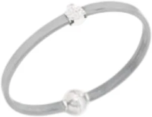 AMEN Bracciale in Silicone Fluorescente Argento per Donna e Ragazza TAN20-17 - Foto 1 di 2