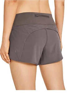 CRZ YOGA Women Sport Shorts Quick-Dry Athletic Run Workout Zip Pocket Size 00 - Bild 1 von 3