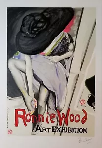 RONNIE WOOD Lithographie, "Jo mit Hut" handsigniert - Bild 1 von 5